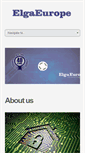 Mobile Screenshot of elgaeurope.it