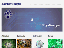 Tablet Screenshot of elgaeurope.it